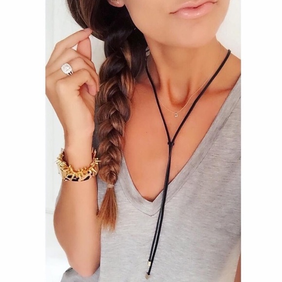 Stella & Dot | Versatile Reese Sparkle [3-in-1] Crystal+Leather Lariat N… - Picture 14 of 16